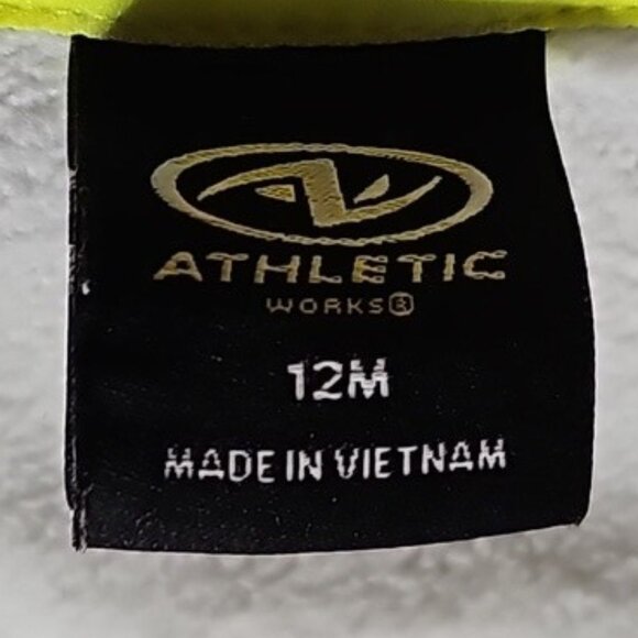 Athletic Works Size 12 Months Gray Zippered Hoodie with Pockets Used - Picture 9 of 13